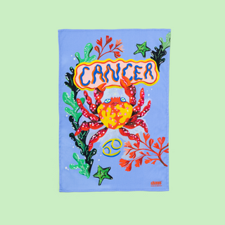 Cancer Zodiac Tea Towel