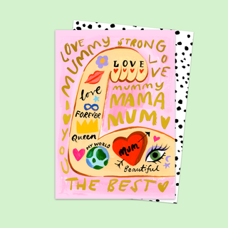 Strong Mum Arm Card