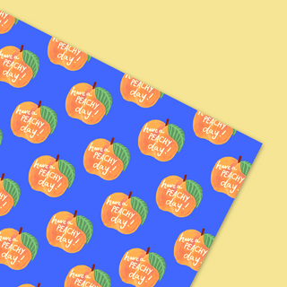 Peachy Day Gift Wrap