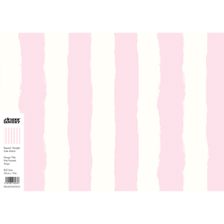 Pink Painted Stripe Wallpaper