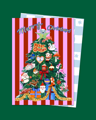 Merry Christmas Tree Card