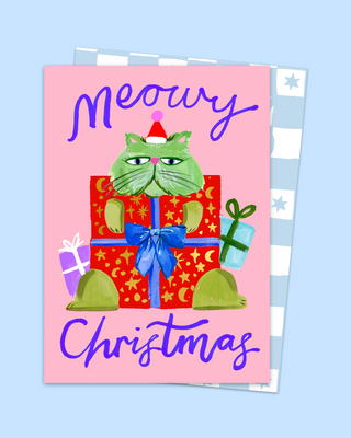 Meowy Christmas Card