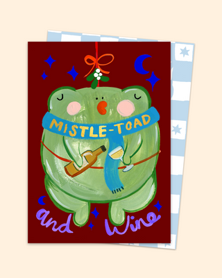 Mistle-toad And Wine Card