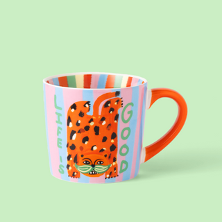 Life is Good Leopard Mug