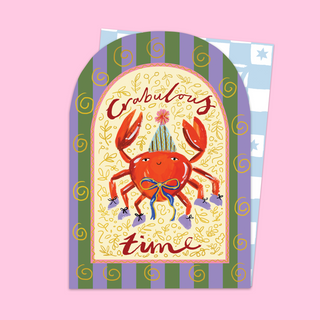Crabulous Time Arched Card