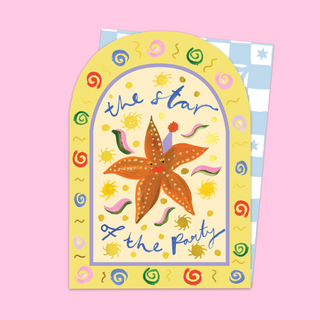 Star of The Party Arched Card