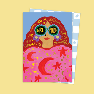 Girl Power Affirmations Card