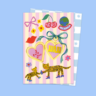 I Love You Nan Charm Card