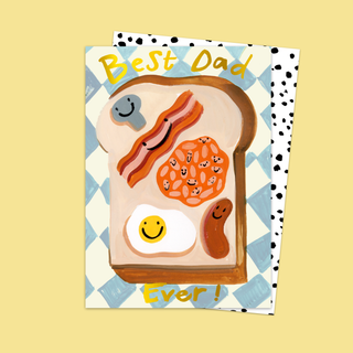 Best Dad Fry Up Card