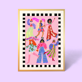 Girls Rule Print
