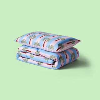 Eleanor Bowmer x Night Lark® Electric Coast Coverless Duvet Set