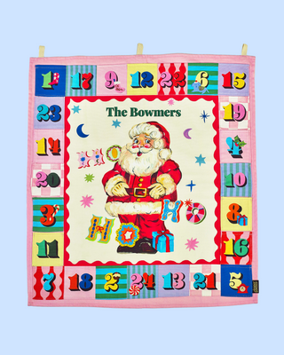 Jolly Santa Fabric Advent Calendar