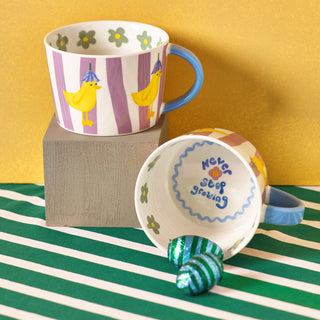 Never Stop Growing Duck Mug
